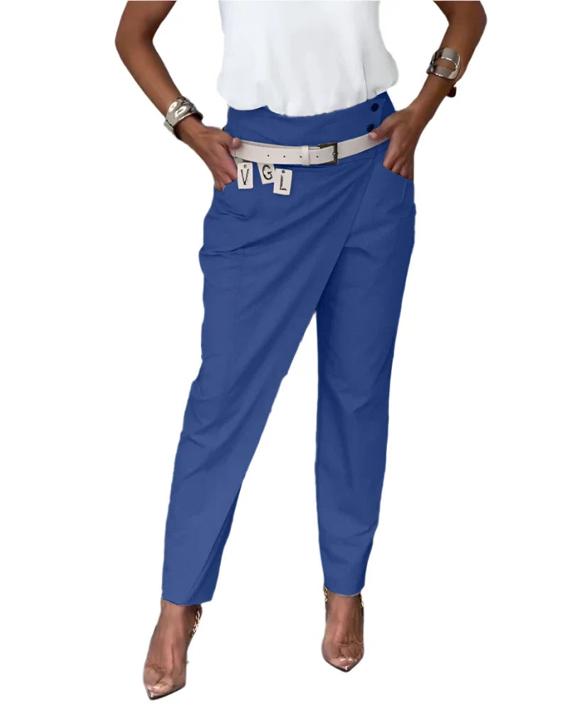 Elina™ | Patchwork-Hose mit Gürtel