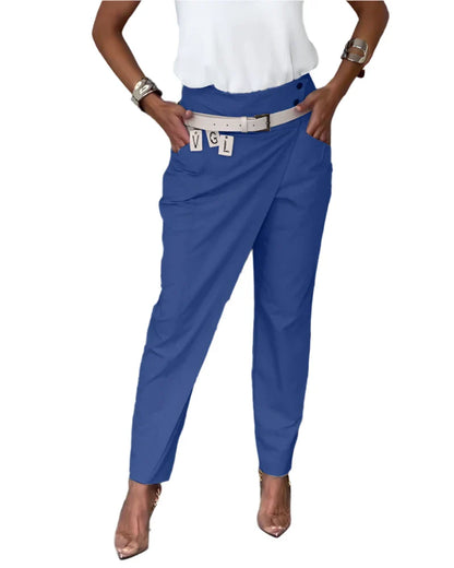 Elina™ | Patchwork-Hose mit Gürtel