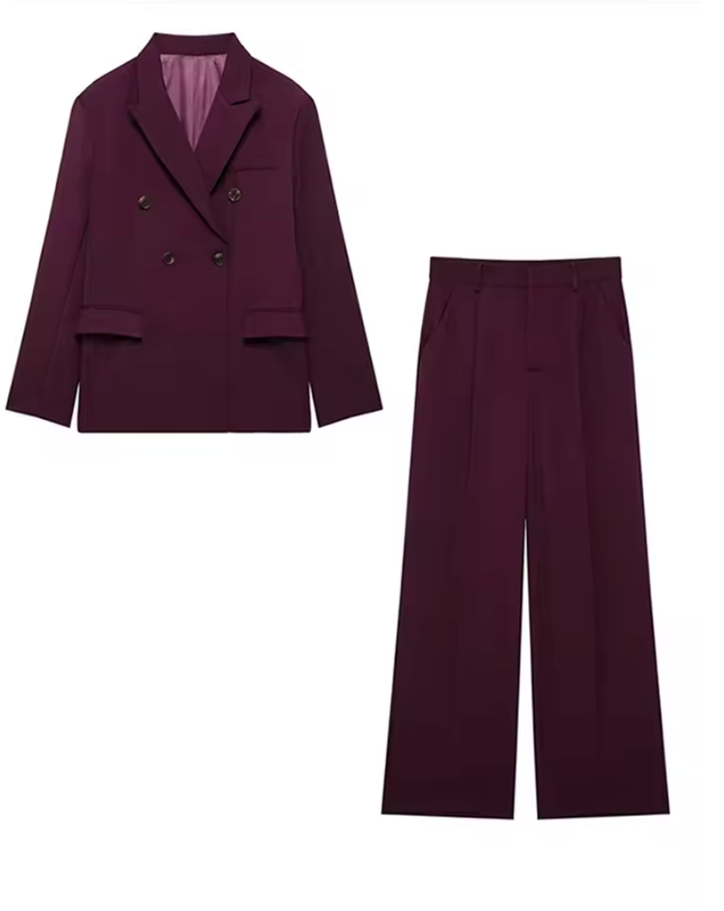 Damen-Set mit Reversjacke und Hose