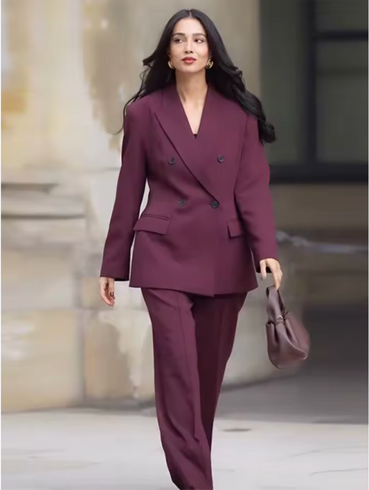 Damen-Set mit Reversjacke und Hose
